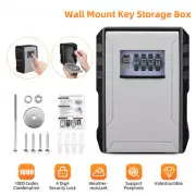 Password Lock Storage Box Outdoor Waterproof Wall Mount Anti Theft Key Safe Box