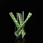 Creative High Quality Jungle Safari Paper 25pcs Party Straws Bamboo Panda
