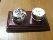 polished chrome power point,deco switch and socket on cedar wood block