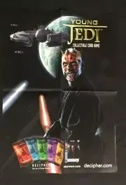 Star Wars ~ Darth Maul ~ Young Jedi CCG Promotional Poster 2000 ~ OEJ