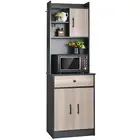 Giantex Buffet Sideboard Cupboard Storage Cabinet Kitchen Pantry Shelf