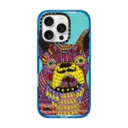 iPhone 16 Pro Impact Case MagSafe Compatible Franco The Frenchie Phone Case by Mulga