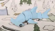 Mini Hammerhead Shark OceanBlu 3D Printed Articulated Flexi Fidget Toy!