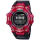 【CASIO 卡西歐】G-SHOCK 運動潮流藍牙智慧腕錶/黑x紅框(GBD-100SM-4A1)