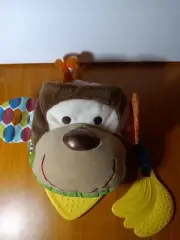 Skip Hop Monkey Cloth Soft Book Plush Teether 2016 Stuffed Animal Toy