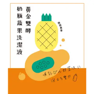 【Combi】黃金雙酵 奶瓶蔬果洗潔液 促銷組｜清潔系列