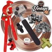 Classic Mini 3/8" UNF 3/16" Kunifer SAE Brake Pipe Flaring Tool Restoration Kit