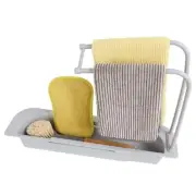 NEW WHITE MAGIC SINK ORGANISER Organizer Sponge Cloth Holder Caddy