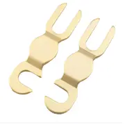 HiFi Audio Speaker Binding Post Bridge 5N KTV Speaker Cable Jumper U Fork Audio Terminal Connector- Gold Plated