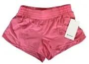 Lululemon Size 10 Hotty Hot Lined Short 2.5" Pink