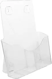 CANIGHT Premium Acrylic Document Holder Ideal for Brochures Pamphlets Cards Easy Access Clear Visibility