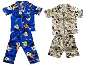 NEW KIDS SUMMER WINTER PYJAMAS DISNEY MICKEY GIRLS BOYS GIRLS TOP SLEEPWEAR GIFT