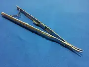 O.R GRADE CASTROVIEJO MICRO SURGERY NEEDLE HOLDER CURVED 7" SMOOTH JAWS