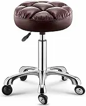 Saddle Stool with Wheels,Ergonomic Rolling Chair with Hydraulic Lift,Adjustable Height 46-62cm,for Salon Massage Tattoo and Office(Color2)