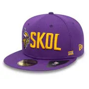 New Era 59Fifty Fitted Cap - HOMETOWN Minnesota Vikings Purple 7 1/8 - (56,8cm)