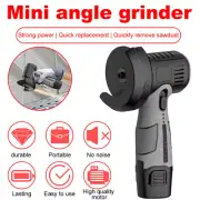 12V 500W Portable Angle Grinder Cordless Grinder Cut Off Polish Grinding Tool