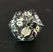 Magic the Gathering MTG Countdown Spindown Black D20 dice Mirrodin Besieged Die