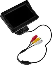 1Set LCD Backup Camera Monitor Dual Av Input Rear Screen for Pickup Trucks Cars Easy Installation for Enhanced Driving Safety Convenience