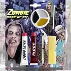 New Halloween Zombie Make Up Kit 7 Piece Set Horror Fancy Dress Accessory