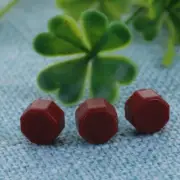 100pcs Wax Seal Beads Handmade Vintage Octagon for Envelope Decor (Watermelon Re