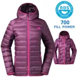 【美國 THE NORTH FACE】送》女 款保暖雙面穿防潑連帽羽絨外套 700FP鵝絨 防風登山夾克_35CM