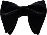 [Simpowe] Mens Pre Tied Oversized Big Velvet Bow Tie
