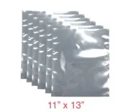 1000 Pcs 11” X 13” Open Top Anti static Shielding Bags