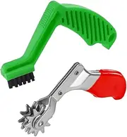 2 Pcs Polishing Pad Conditioning Brush,Polishing Pad Cleaner,Polishing and Buffing Pad Cleaning Spur Tool,Polishing Spur Tool Set,Car Buffing Pad Professional Cleaning Tool,Green
