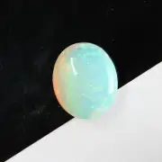 Lightning Ridge crystal opal 2.75ct 10 x 9mm natural solid stone Australia
