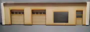 1/24 SCALE GAS STATION FRONT ONLY-1 SMALL ENTRY DOOR/OPENING DOORS/UNFINISHED