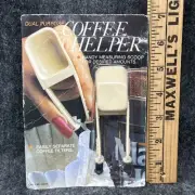 Coffee Helper Dual Tool Measuring Scoop & Filter Separator Kitchen Aid NOS