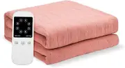 Electric Mattress Pad Blanket Heated Underblanket Comfort Mattress Heating Pad, Dual Control with 4 Heat Settings