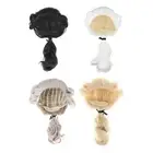 Colonial Wig Long Curly Heat Resistant with Ponytail Halloween Wigs Movie Props
