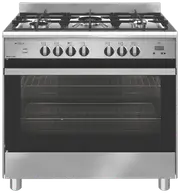 Emilia 90cm Dual Fuel Upright Cooker Stainless Steel