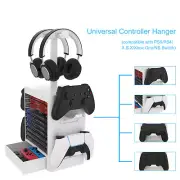 Game Cartridges Storage Bracket Tower Holder Stand Shelf for PS5/PS4/XBOX Series