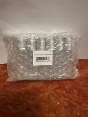 12 10ml Frosted Clear Roller Bottles