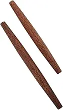 CIYODO 2pcs Wooden Rolling Pin Clothes Pins Mini Containers Lapel Brooches Chinese Rolling Pin Drawer Door Supplies Hat Clip Milk Carton Handles Battery Kerosene Lamp Brown