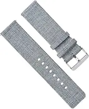 [ETHZZLE] Watch Strap Canvas Wristband Watch Replacement Strap Watch Band Replacement Smartwatch Bands Band Quick Release Watch Band Smart Watch Bands Watch Accessories Black