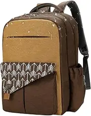 Dad Diaper Sackepack, Large Backpack For Diapers, Travel Bag Double Layer With Stroller Straps, Multifunctional Waterproof Bag For Clothes For, brown, Se référer au descriptif