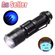 UV Ultra Violet LED Flashlight Blacklight Light 365 nM Inspection Lamp Torch New