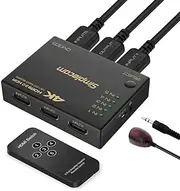 Simplecom CM305 Ultra HD 5 Way HDMI Switch 5 in 1 Out Splitter 4K@60Hz