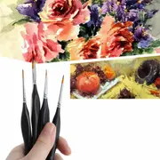 6X Extra Fine Tip Detail Paint Brushes for Miniatures Model Maker Painting Set A