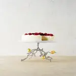 Michael Aram Pomegranate Silver and Gold Cake Stand