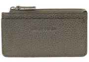 Pierre Cardin RFID Leather Coin Purse Wallet w/ Keyring in Bronze