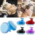 Handheld Silicone Scalp Massager Scrubber Shampoo Brush Comb For Hair Growth