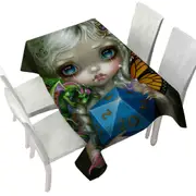 Chasing Dragons 20 Sided Dice Fairy Tablecloth