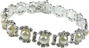 iplusmile Fashionable Pet Necklace Crystal Pearl Collar Dog Pendant for Puppy Pet Jewelry Necklace for Dogs