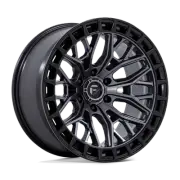 17X9 Fuel 1PC FC869 SIGMA 5X5.0 -12MM MATTE GUNMETAL W/ MATTE BLACK LIP