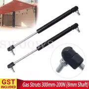 Gas Struts 300mm-200N x2 (8mm Shaft) Caravans, Trailers, Canopy, Toolboxes strut