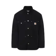 [Carhartt Wip] Carhartt Wip-Black Og Chore Cotton Jacket-Uomo S STAND